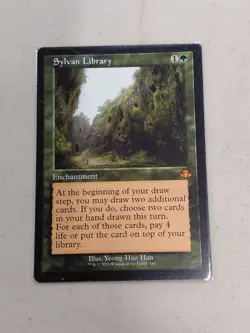 MTG Sylvan Library (Retro Frame) Dominaria Remastered Regular #304 - Image 1