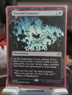 Oversold Cemetary (borderless) - RARE - WOT - NM - Image 1