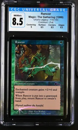 RANCOR Urza's Legacy Foil CGC 8.5 Q+ MTG [Nostalgium] - Image 1
