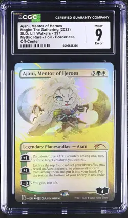 AJANI, MENTOR OF HEROES Secret Lair Foil Mythic CGC 9 MTG [Nostalgium] - Image 1