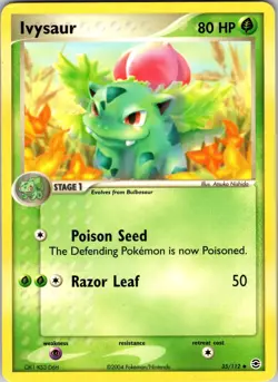 Ivysaur 35/112 FireRed & LeafGreen Pokemon TCG LP/MP Normal - Image 1