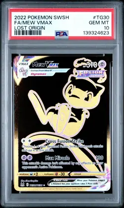 PSA 10 Mew VMax TG30 - Pokemon Lost Origin Trainer Gallery - Pokemon TCG - Image 1