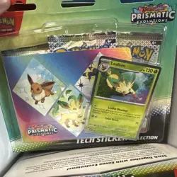 *NEW* Pokemon TCG Prismatic Evolutions Tech Sticker Collection Box Case of 8 - Image 3
