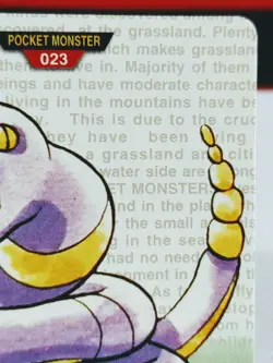 Ekans No. 023 Carddass Pokemon Monsters Collection Bandai Japanese - Image 3