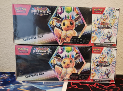 2 Pokemon Sam's Club Prismatic Evolutions Surprise Box + Booster Bundle See Note - Image 1