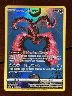 Pokemon Black Star Promo Galarian Moltres SWSH294 Illustration Sword & Shield - Image 1
