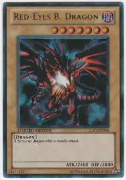 Red-Eyes B. Dragon - LC01-EN006 - Ultra Rare - Limited Edition Near Mint Yugioh - Image 1