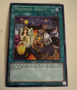 Yugioh Mistaken Arrest Secret Rare CORE-EN065 NM/M - Image 1