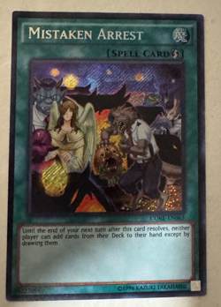 Yugioh Mistaken Arrest Secret Rare CORE-EN065 NM/M - Image 4