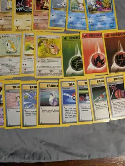 55 Card Lot Base Set 2 Pokemon Cards Nm/ Lp Vintage Wotc No Duplicates - Image 3