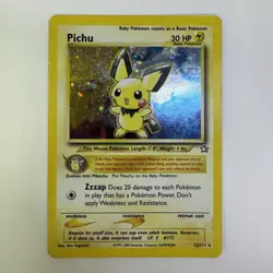 Pichu Pokemon Card Neo Genesis 12/111 Holo Rare MP - Image 1