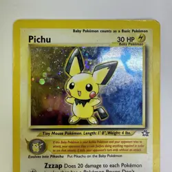 Pichu Pokemon Card Neo Genesis 12/111 Holo Rare MP - Image 2