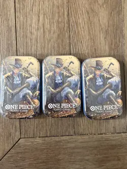 ONE PIECE CARD GAME TCG - TIN PACK SET VOL. 2 (OP13) x 3 FACTORY SEALED NEW - Image 1