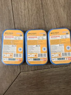 ONE PIECE CARD GAME TCG - TIN PACK SET VOL. 2 (OP13) x 3 FACTORY SEALED NEW - Image 2