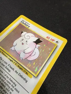 Pokemon Clefairy Base Set 5/102 Holo 1999 WOTC TCG Card - MP - Image 5