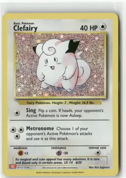Clefairy, Pokemon Trading Card Game Classic Classic Collection, 013/034 NM - Image 1