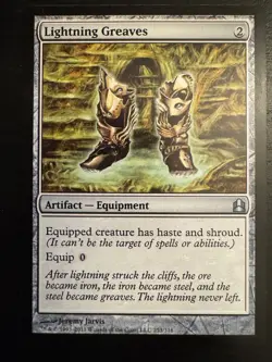 [1x] Lightning Greaves - NM - Commander - Regular - MTG - Image 1