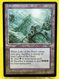 MTG Lake of the Dead Magic The Gathering Alliances Lightly Played Reserved List - Image 1
