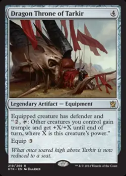 x1 Dragon Throne of Tarkir R MTG Khans of Tarkir M/NM, English - Image 1