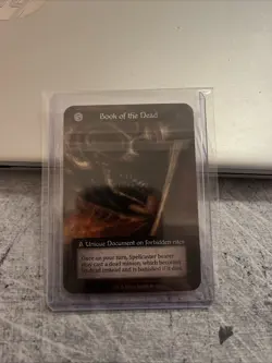 Book of the Dead - Unique - Sorcery Contested Realms - Gothic - Nm - Image 1