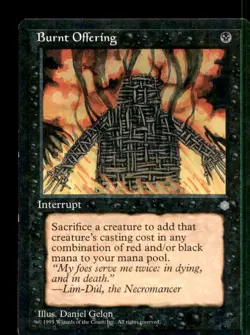 MTG Burnt Offering LP Light Play Ice Age [5050] - Image 1