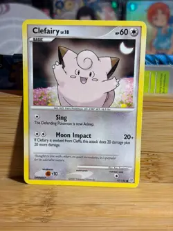 CLEFAIRY 77/130 Diamond&Pearl Base Set Vintage Regular Pokemon TCG MP - Image 1