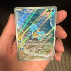 Pokemon Squirtle Illustration Rare Full Art Holo #170/165 Scarlet & Violet 151 - Image 1