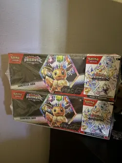 Pokemon Prismatic Evolutions Surprise Box/Booster Sam's Club Bundle (Lot Of 2) - Image 1