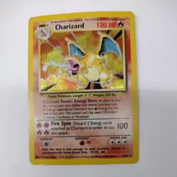 1999 Pokemon Base Set Charizard #4/102 Holo Rare - Image 1