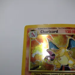 1999 Pokemon Base Set Charizard #4/102 Holo Rare - Image 3