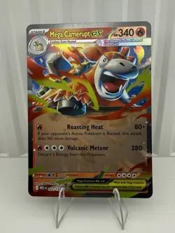 Mega Camerupt ex Pokemon TCG MEG Mega Evolution 022/132 Double Rare NM - Image 1