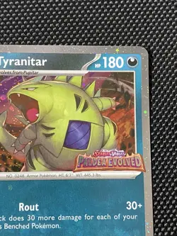 Tyranitar (Paldea Evolved Stamp) Promo 135/193 NM Pokemon TCG - Image 3