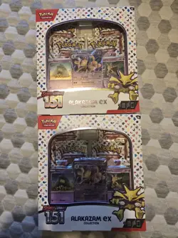 *NEW Pokemon TCG Scarlet & Violet 151 Alakazam ex Collection LOT OF 2 820650855269 - Image 1