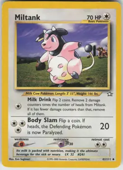 Miltank Uncommon Neo Genesis 041/111 Pokemon - Image 1