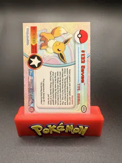Pokemon 2000 Eevee #133 Topps TV Animation Edition Blue Label Series 3 NM+ - Image 2