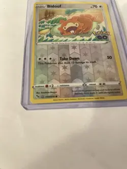 Pokemon TCG Bidoof 059/078 (Peelable Ditto) Pokemon Go NM - Image 2