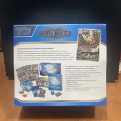 Pokemon TCG: Stellar Crown Pokemon Center Exclusive Elite Trainer Box ETB - Image 2