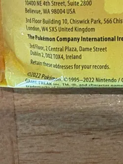Pokemon TCG BOOster 2022 Trick Or Trade Sealed Bags - Set of 2 NEW - Image 2