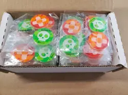 Pokemon Poison And Burn Counters - Box Of 50 Plus Sealed Packs - Image 1