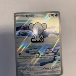 Pokemon Karte Petznief BLK 109/086 Schwarze Blitze Art Rare Deutsch NM P TCG - Image 2