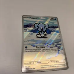 Pokemon Karte Petznief BLK 109/086 Schwarze Blitze Art Rare Deutsch NM P TCG - Image 4