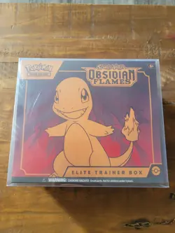Pokemon Scarlet & Violet Obsidian Flames Elite Trainer Box ETB Sealed & Case - Image 1