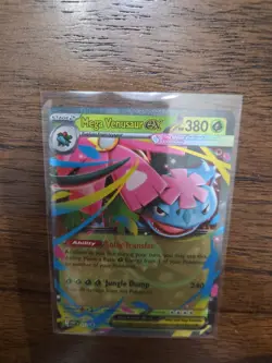Pokemon TCG Mega Venusaur ex MEP 013 Black Star Promo Extended Art Promo Rare - Image 3