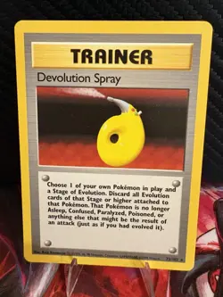 1999 Pokemon Base Set Devolution Spray 72/102 WOTC Vintage Trainer LP+ NM- - Image 1