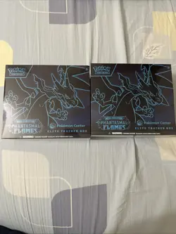 Pokemon Center ETB Mega Evolution Phantasmal Flames Elite Trainer Box x2 - Image 1