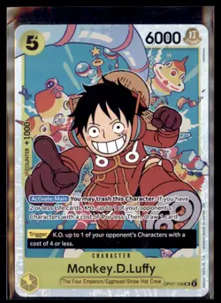 One Piece The Best Vol. 2 (PRB-02) Monkey.D.Luffy OP07-109 Reprint 3 Lot - Image 1