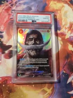 2023 One Piece OP04 EN Special Alternate Art #004 Edward Newgate PSA 10 GEM MINT - Image 1