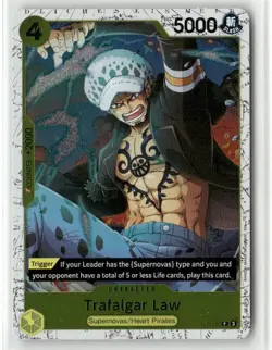 Trafalgar Law P-088 Foil One Piece Game The Best Vol. 2 Collectible Card - Image 1