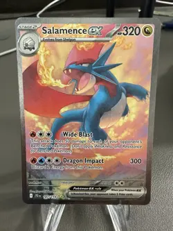 Pokemon TCG Salamence EX Journey Together Special Illustration Rare Card 187/159 - Image 1