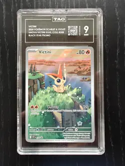 Victini 208 Sv: Scarlet & Violet Promo Cards Holo TAG 9 Mint English - Image 1